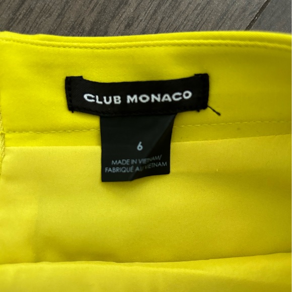 Club Monaco lime green skirt - Picture 3 of 3